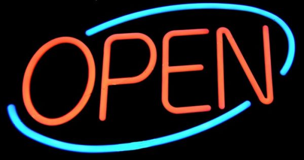 Open Sign Neon 700